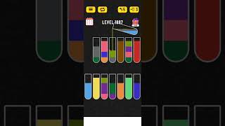 Water sort puzzle  Level 1887 [upl. by Posehn]