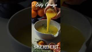 Zesty Orange Sherbert food orange sherbert [upl. by Etnahsa]