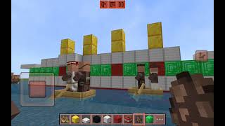 Minecraft Sinking Ships TitanicCarpathiaBritannicAnd MV Doña Paz [upl. by Mariele]