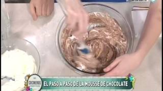 Mousse de chocolate con crema y frutillas Parte 2 [upl. by Katz455]