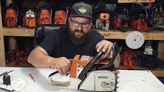 BUILDING THE ULTIMATE FIREWOOD SAW Stihl 026 [upl. by Cassandra]