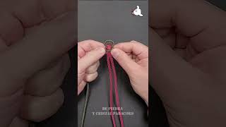 Tutorial Pulsera Paracord  Aprende a hacer una pulsera paracord clásica paso a paso shorts [upl. by Wat]