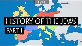 History of the Jews  Summary on a Map [upl. by Platus]