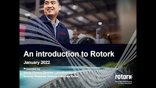 Rotork plc Investor Presentation Jan 2022 [upl. by Pelagias]