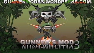 Mini Militia 3 Gunner Mode Game Review Doodle Army 3 New Latest Version 2018  By Technical [upl. by Alleinad]