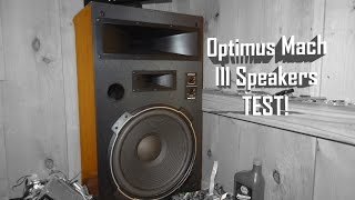 Optimus Mach 3 Speaker Test [upl. by Anatol]