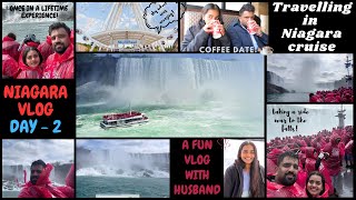 OMG  WHAT AN EXPERIENCE  NIAGARA VLOG DAY  2  TRAVELLING IN NIAGARA CRUISE FALLS KITA PONOM [upl. by Ellasal616]