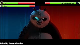 Kung Fu Panda 4 2024 Final Battle with healthbars 22 [upl. by Nennarb]