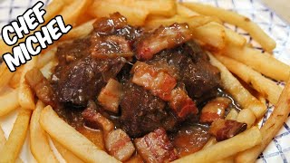 Carbonnade flamande avec frites Belges [upl. by Nasas]