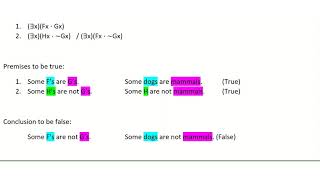 Counterexample example in Predicate Logic [upl. by Noslen240]