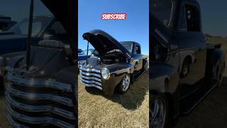 Smoothest Black Paint job on this Chevy 3100 Truck What an awesome classic check it out burge5 [upl. by Jadd]