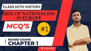 The Rise of Nationalism in Europe MCQ  Class 10 History Chapter 1 MCQ  Class10 MCQ Social Studies [upl. by Pru8]