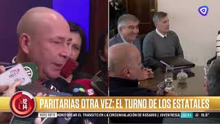 Paritarias el gobierno recibe a estatales [upl. by Nomolas]