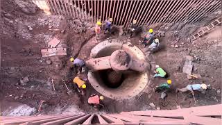 1600 TPH KOBELCO GYRATORY CONE CRUSHER SHUTDOWN FOR MAINTENANCE  PART 1 [upl. by Nilad808]