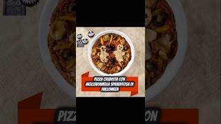 🎃PIZZA CRUDISTA CON MOZZARAWELLA SPAVENTOSA DI HALLOWEEN [upl. by Pepillo914]