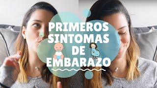 PRIMEROS SINTOMAS DE EMBARAZO ANTES DE LA FALTA 😱 semana 1 y 2 [upl. by Ynaffad]