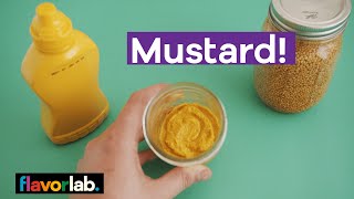 How to make mustard  from mustard seed to condiment [upl. by Yssirk]