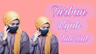 Turban Hijab Style  Quick hijab tutorial ✨✨ [upl. by Vogele641]