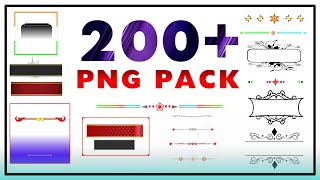 New 200 Png pack download 2022  New png pack 2022  Banner editing material png hd [upl. by Serdna]