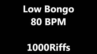 Low Bongo Metronome  80 BPM ✓ Beats Per Minute [upl. by Ahtaela558]