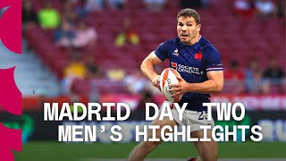 Its an Antoine Dupont MASTERCLASS  Madrid Mens HSBC SVNS Day Two Highlights [upl. by Epp402]