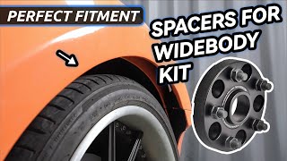 Wheel Spacers For Widebody Kit  BONOSS Perfect Wheel Fitment [upl. by Iemaj]