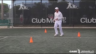 How to improve your footwork and adjustment steps for tennis [upl. by Bez]