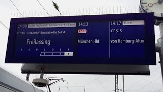 Bahnsteigansagen Blechelse MünchenPasing amp München Ost [upl. by Singh]