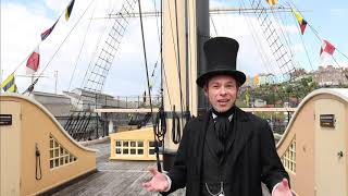 Mr Brunel explains why SS Great Britain such an important ship [upl. by Nnyluqcaj]