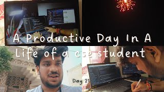 Day 21 React Components DSA amp Vlog Editing  Study Vlog [upl. by Eak]