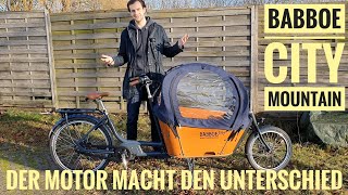 2020 Babboe City Mountain Test  FamilienLastenrad mit Mittelmotor zu einem super Preis [upl. by Belak]