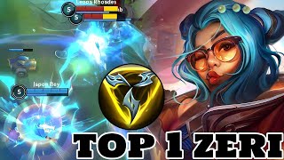 Wild Rift Zeri  Top 1 Zeri Gameplay Rank sovereign [upl. by Crooks]