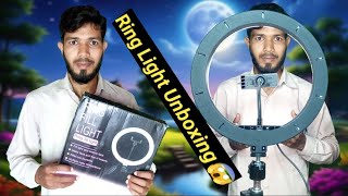 Best ring light for YouTube Under RS500😱Ring light unboxing  Ring light setup kaise kare [upl. by Norval]