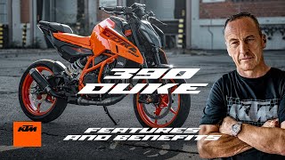 The 2024 KTM 390 DUKE – Features and Benefits  KTM [upl. by Euqor]