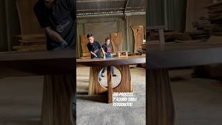 Building A Round Table woodworking homedecor [upl. by Chariot]