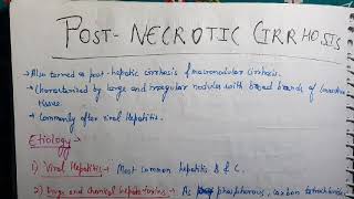 Post Necrotic Cirrhosis Pathology [upl. by Enelyk937]