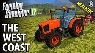 Lets Play Farming Simulator 17  The West Coast  Episode 8 [upl. by Artaed]