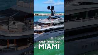 One of the nicest yachts I have seen Miami Beach yachtlife [upl. by Ellekcir]