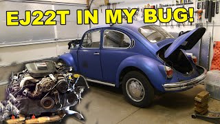 Turbo EJ22 in my BUG Install Part 01 [upl. by Eras]