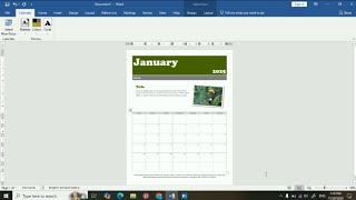 How to quickly design calendar in template in MS Word and edit it [upl. by Pincus]