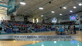 Pinckneyville Community High School Hosts Inaugural Special Needs Basketball Game [upl. by Ridglea]