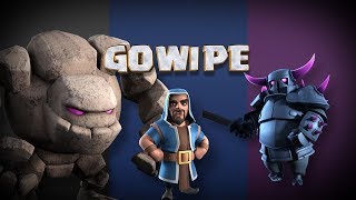 Clash of Clans The GoWiPE Battle Strategy [upl. by Kawai313]