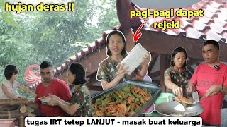 HUJAN DERAS  TUGAS RUTIN IRT TETAP LANJUT [upl. by Trixi824]