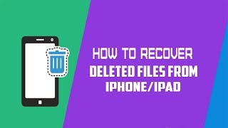 How To Recover Deleted Files From iPhoneIpadiPod Touch [upl. by Nettle]