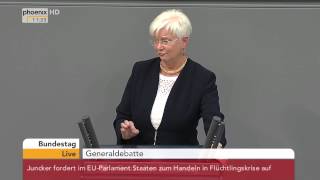 Bundestag Gerda Hasselfeldt zum Etat des Bundeskanzleramtes am 09092015 [upl. by Pieter]