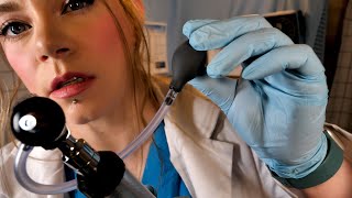 ASMR Hospital Audiologist Hearing Testing amp Ear Exam [upl. by Holbrook]