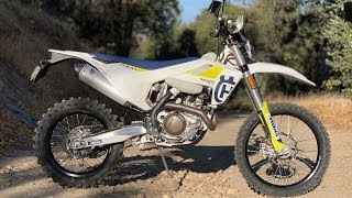 2019 Husqvarna FE450  Dirt Bike Magazine [upl. by Nilkcaj424]