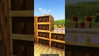 New Secret Bookshelf Door in Minecraft shorts [upl. by Aiykan]