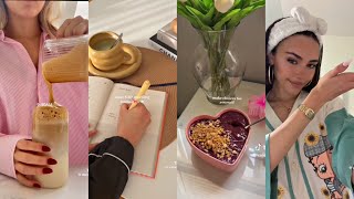 productive morning routines to motivate you ✨ 🎀 tiktok compilation [upl. by Oiluig]