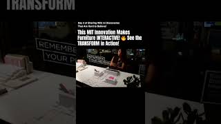 This MIT Innovation Makes Furniture INTERACTIVE 🔥 See the TRANSFORM in Action ai ainews [upl. by Culver]